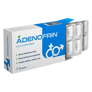 Adenofrin 20-capsule bottle — original pack