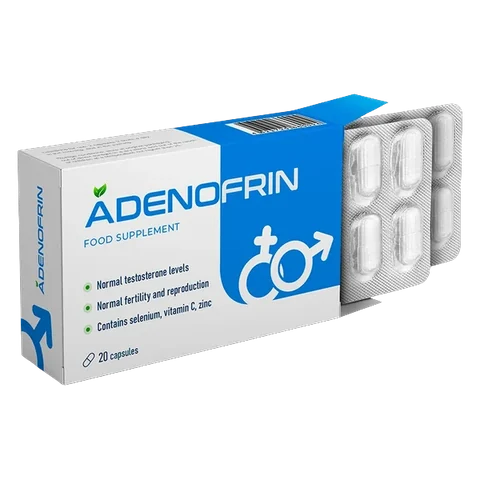 Adenofrin 20-capsule bottle — original pack